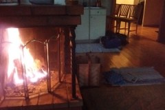 Indoor fireplace
