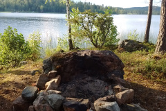 Outdoor fireplace