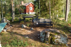 Outdoor fireplace
